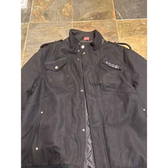 Men's Coogi Wool Coat Size 3xl black - Picture 2 of 5